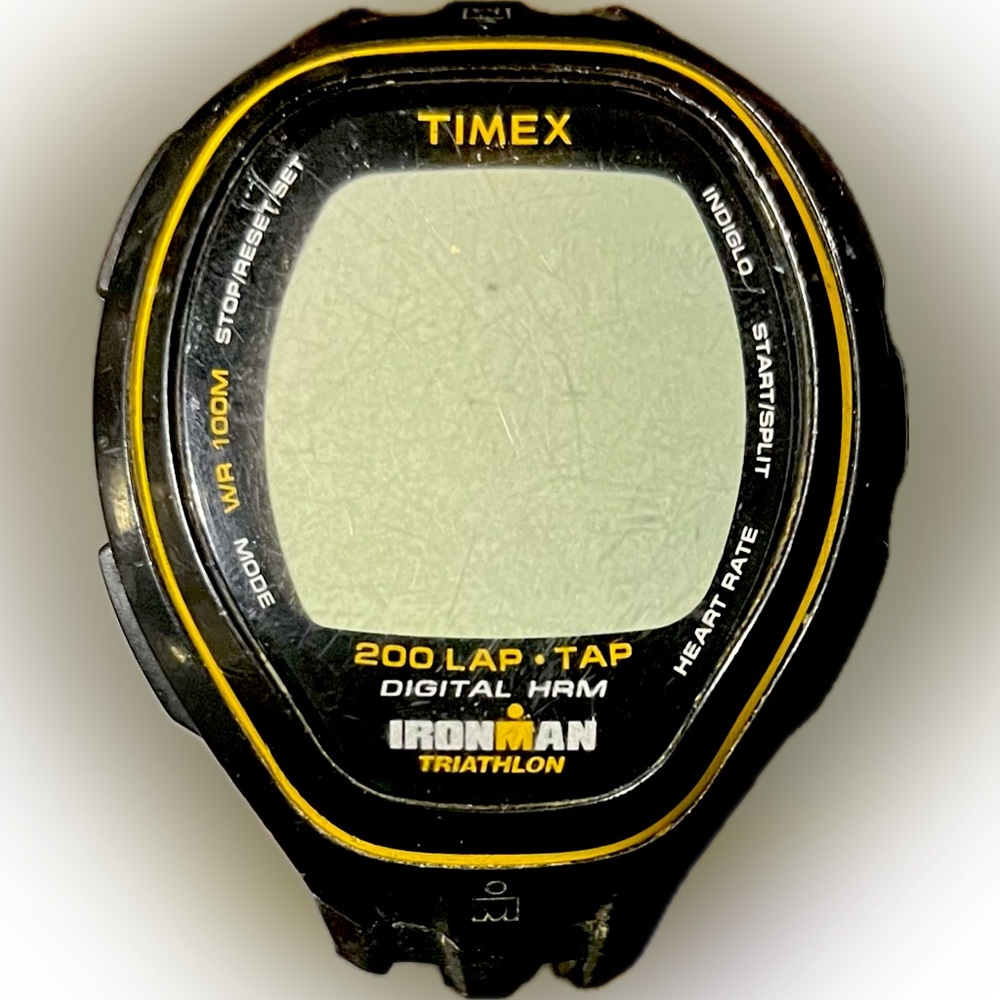 Timex Ironman Triathlon Digital HRM 200 Lap Tap T5K545 (No Battery/Untested)